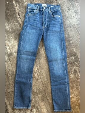 Citizens Of Humanity Jolene Button Fly Straight Leg Cotton Jeans Size 24
